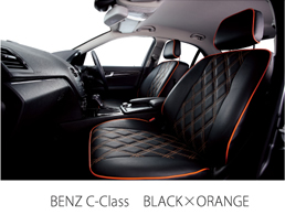 BENZ C-Class　BLACK×ORANGE